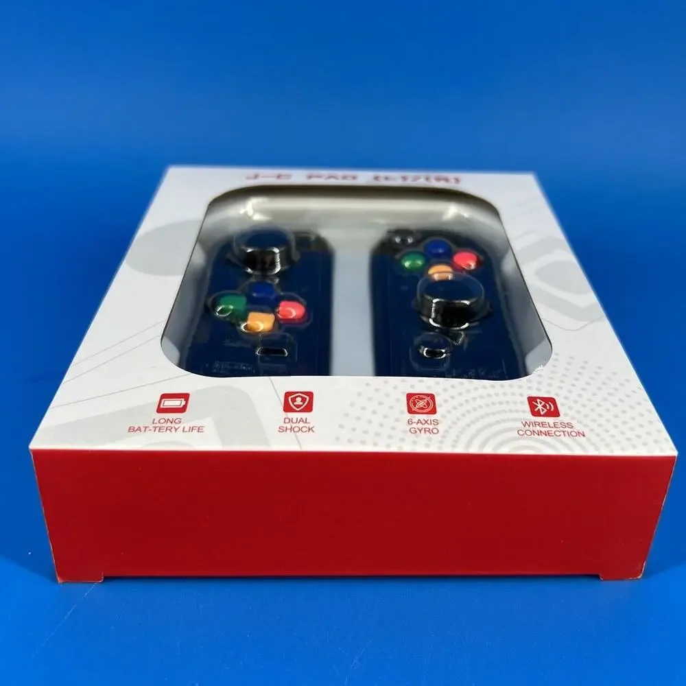 J-C Pad L/R Wireless Joy-Con Style Controllers for Nintendo Switch Dark Blue